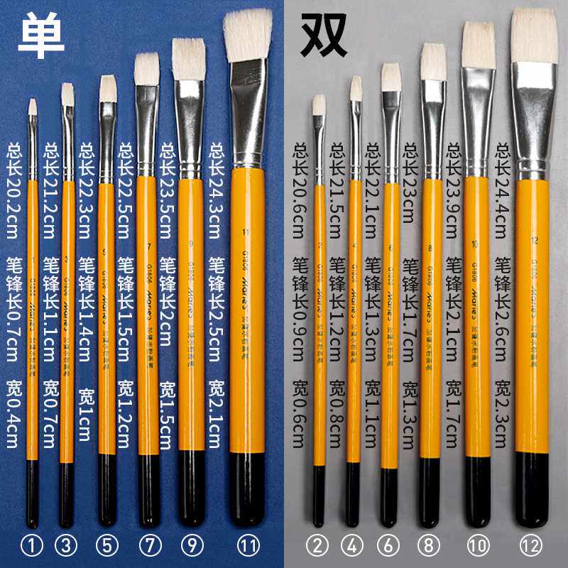 马利牌水粉笔套装初学者一套儿童美术专用联考水粉