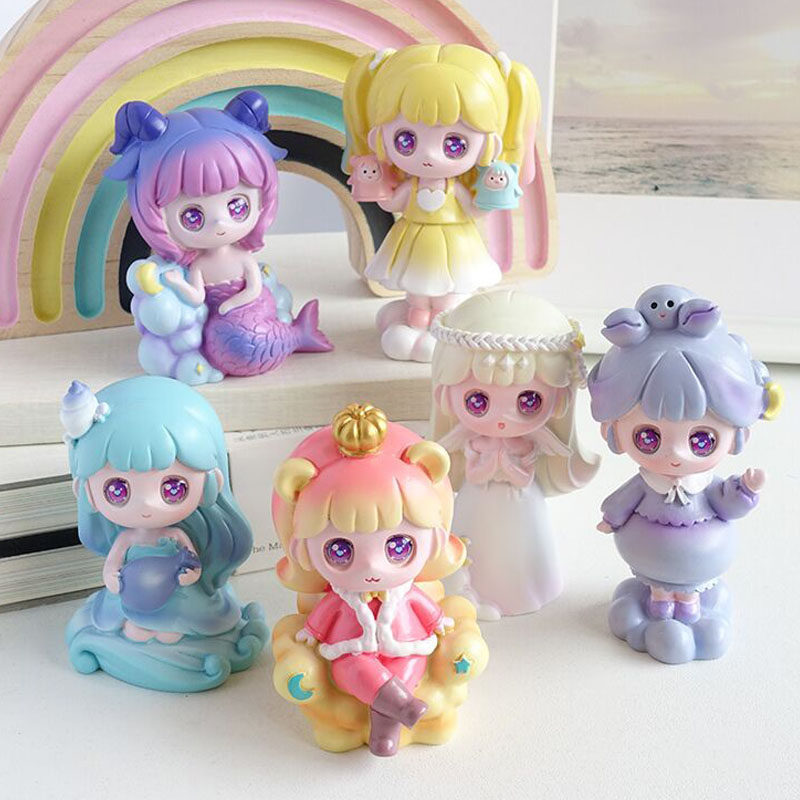 盲盒十二星座手办摆件送人男女生日礼物可爱玩具潮玩盲盒