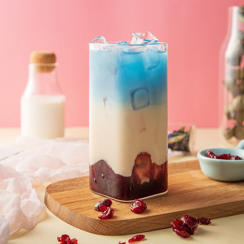 蒂尔蓝柑味糖浆果糖果咖啡烘焙原料奶茶汽水糖浆