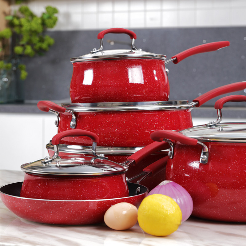 奶锅膳祖大唐盛宴不粘锅炒锅家用麦饭石平底锅炒菜炒锅