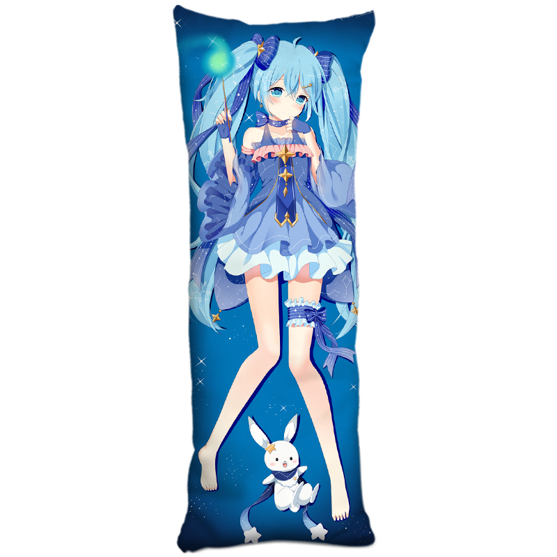 初音未来身抱枕套赛车初音魔法miku枕头日本二次元动漫毛绒