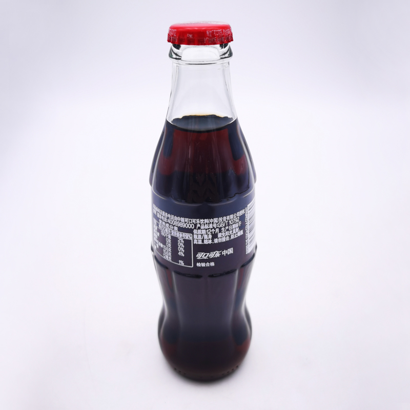 可口可乐全新玻璃玻璃瓶瓶装汽水248ml8瓶怀旧小瓶碳酸饮料