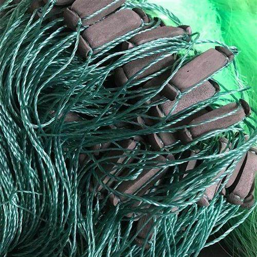 丝网粘网渔网白鲢单层浮网三层网线鲢鱼沾大鱼网