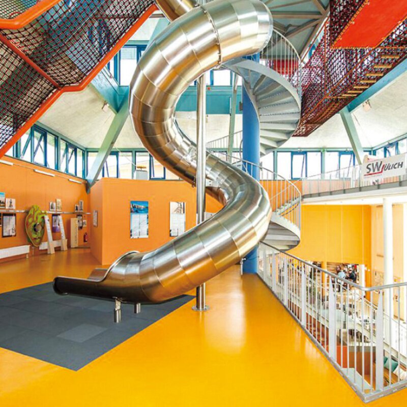 滑梯成人组合旋转儿童设备不锈钢定制室内户外滑梯