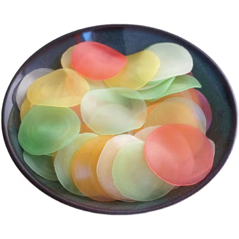 虾片零食彩色500g自己怀旧膨化食品网红虾类制品虾类制品