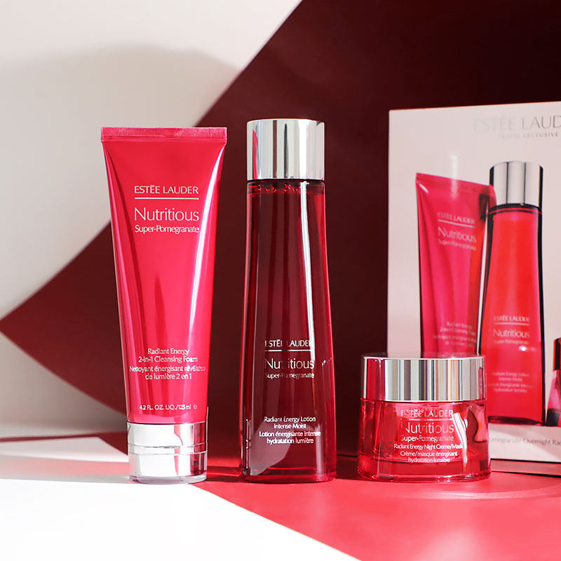 雅诗兰黛红石榴日晚晚霜套装护肤品三件件套滋润补水其它