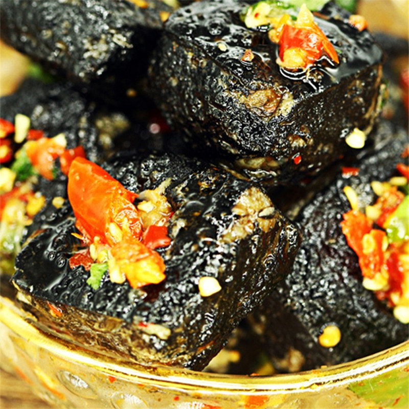 嘿嘿爷即3d热卤臭豆腐102克香辣藤椒泡菜长沙臭豆腐