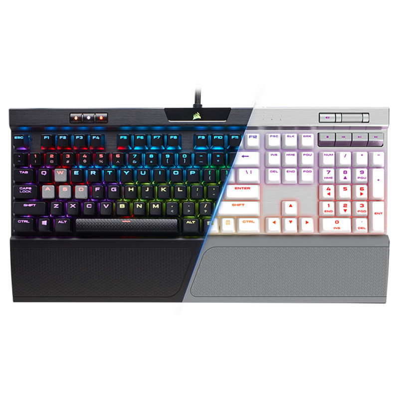 美商海盗船k70mk2银轴cherry樱桃海盗船机械键盘电脑游戏专用键盘