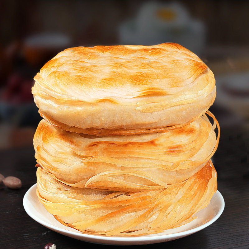 潼关千层饼肉夹馍饼胚早餐半成品旗舰店饼子食品包点