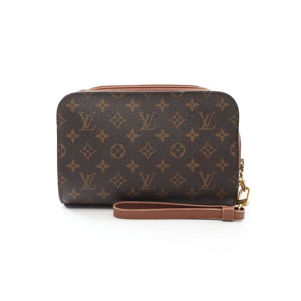 日本直邮中古lv路易威登orsay老花手包男士包袋