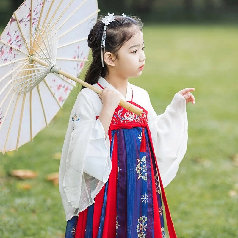古风汉服伞油纸伞儿童女童小号防雨防晒防水工艺伞