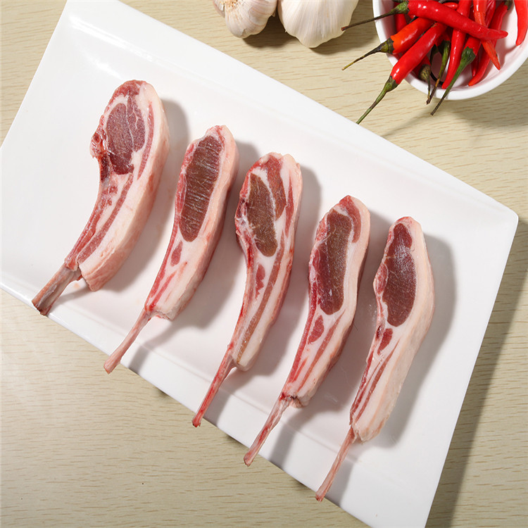 内蒙古法式小切羊排小肥羊出品500g每袋8片装送生羊排