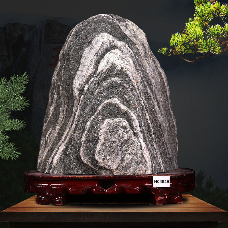 泰山靠山头小石头小家用补角山石原石室内石敢当镇摆件