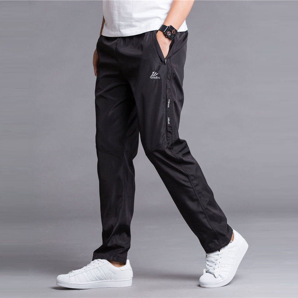 春秋新款运动裤男单层速干耐磨涤纶长裤裤子休闲裤