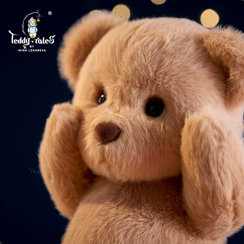 teddytales莉娜熊手工闺蜜毛绒玩具,300元左右送闺蜜女