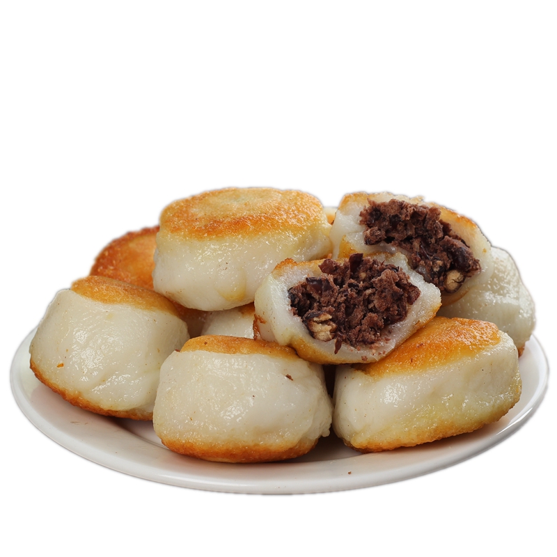 粘火勺东北特产豆包年糕火烧手工糕饼红豆馅黏包年糕