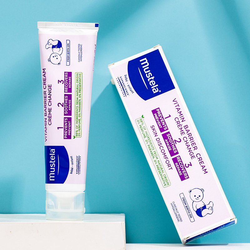 屁屁霜护臀膏100ml229月mustela妙思乐新生婴儿儿童护臀膏