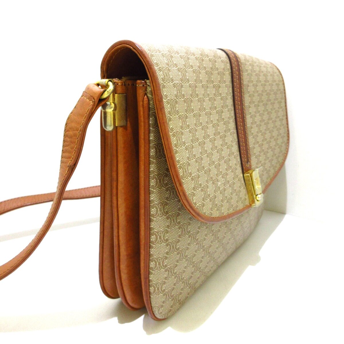 中古celine思琳macadam老花系列单肩35677040zg通用款女包