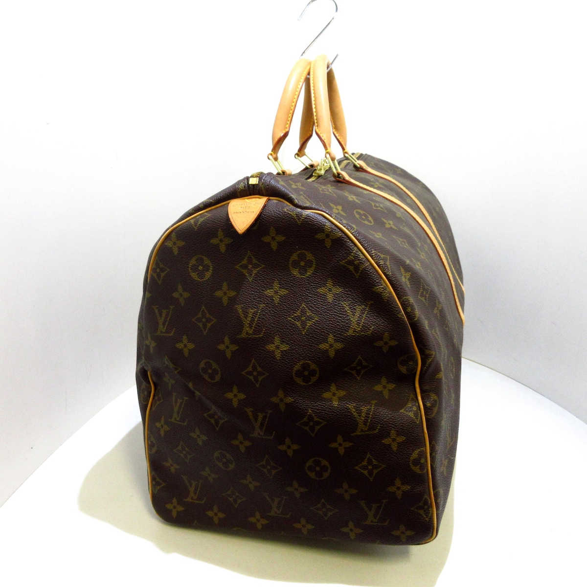 lv路易威登中古keepall55波士顿旅行袋老花brandear女士包袋