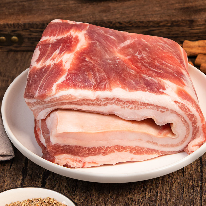 双汇五花肉块4斤1kg2袋