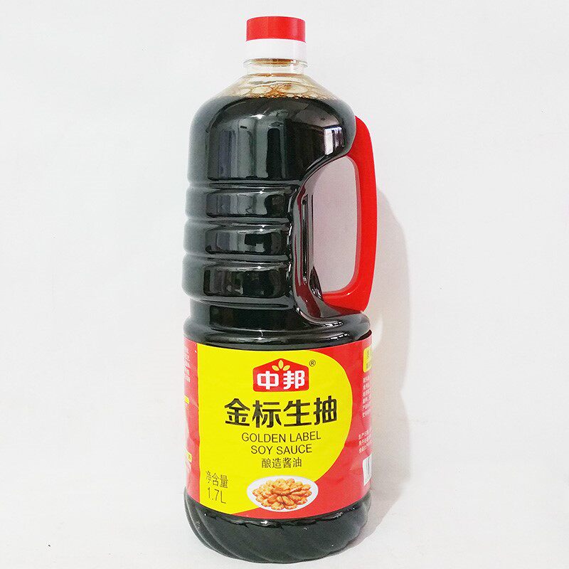 包邮中邦金标生抽17l一级酿造酱油美食调味手工食品制作
