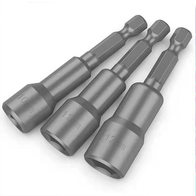 六角套筒强磁风批加长电钻燕尾自攻起子批头6角套筒