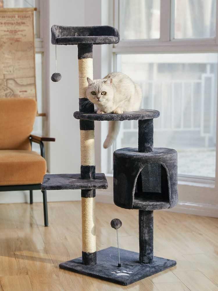 兽牌大型猫爬架猫窝猫树一体别墅豪华多层实木猫爬架