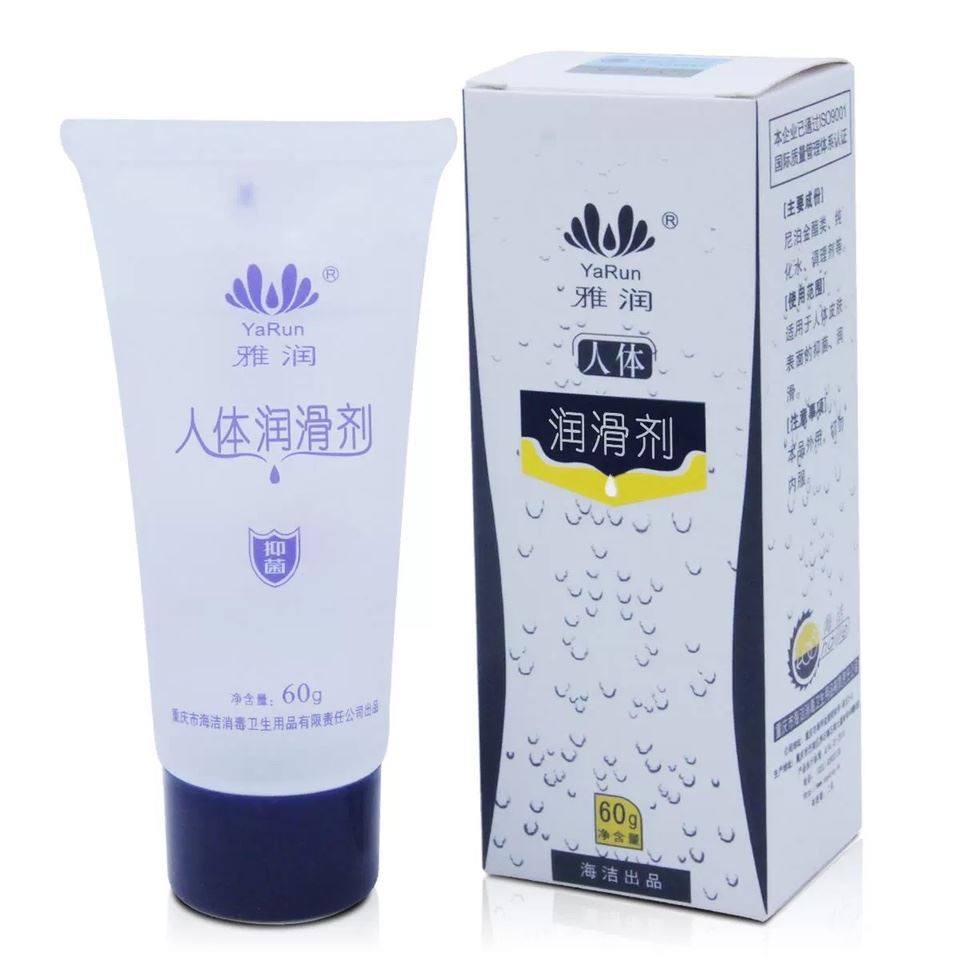 雅润人体润滑剂水溶性60g120g润滑油男用女用阴交工业润滑油