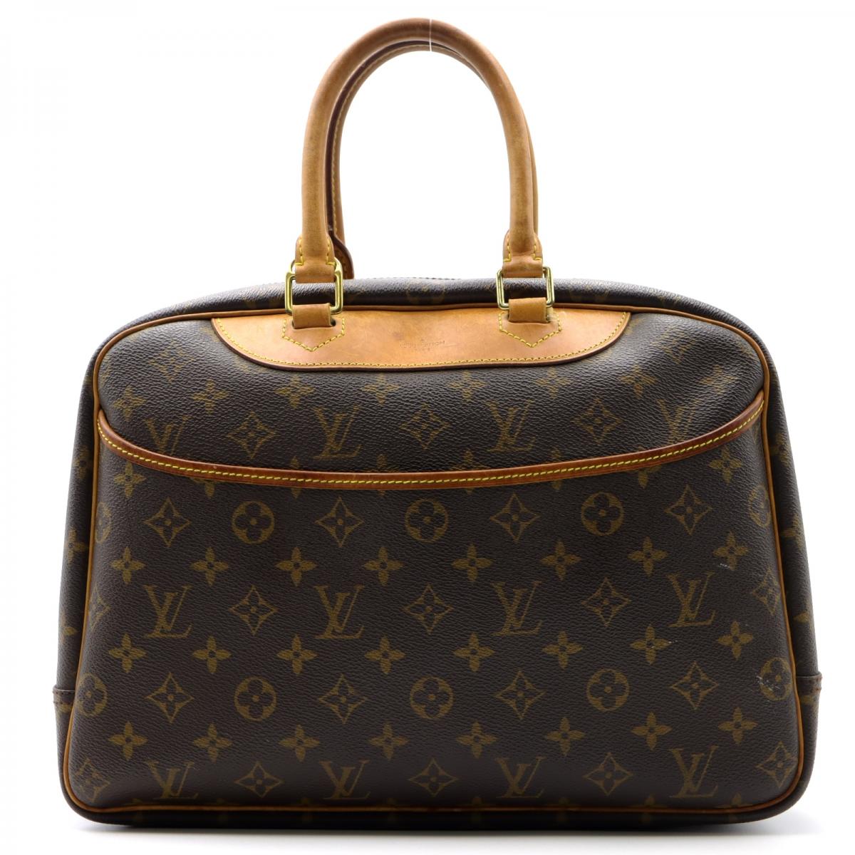 brandoff中古lv路易威登deauville手提包m47270女士包袋