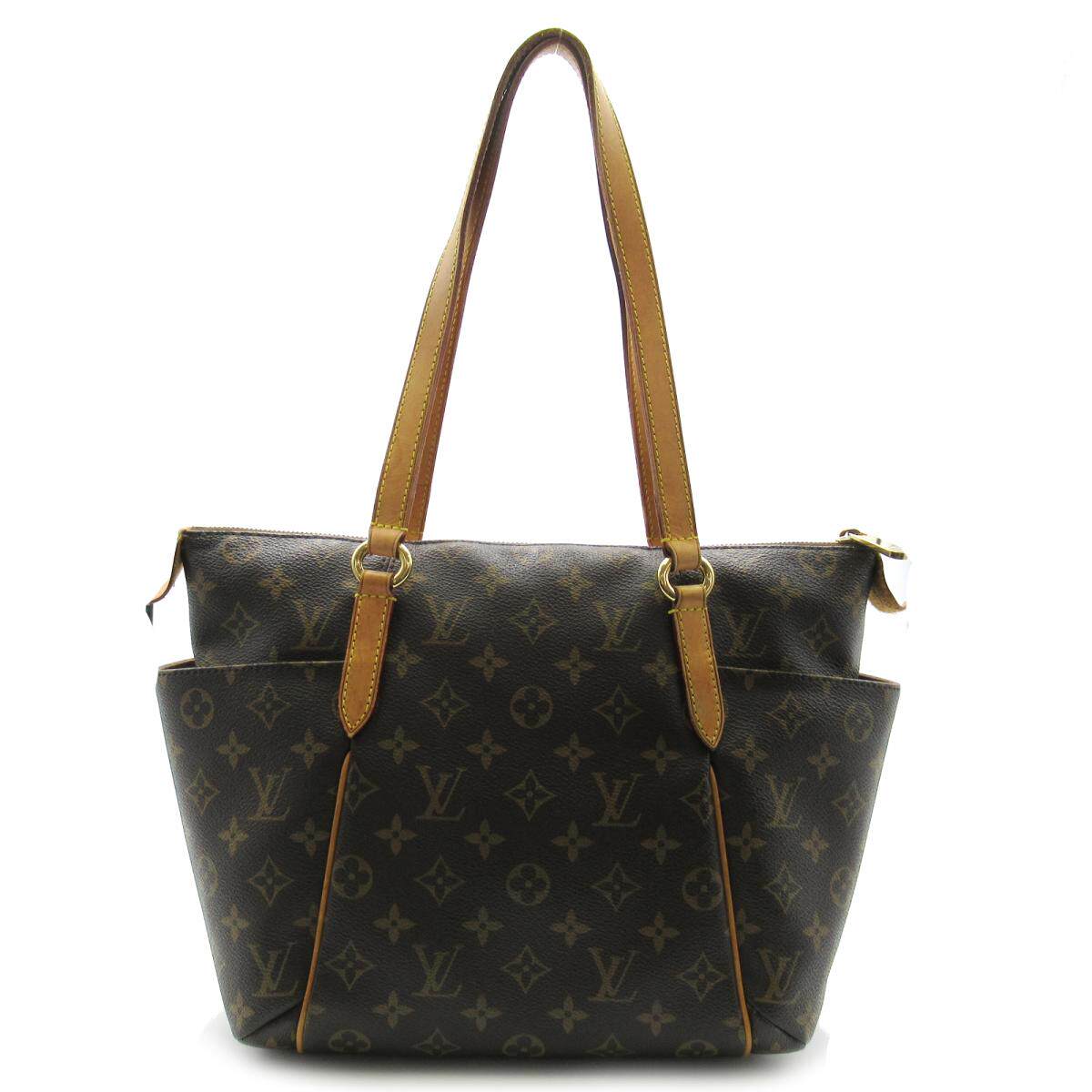 中古lv路易威登totallypm斜挎包m56688棕色女士包袋