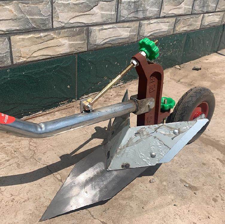 犁头农用机耕犁开沟手推农业培土机工花生割草耕种机械