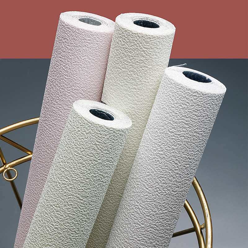 硅藻壁纸自粘防水防潮服霉壁装背景墙白色墙纸无缝墙布