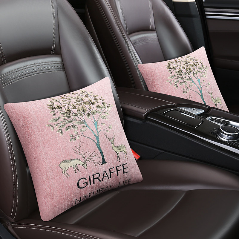 抱枕被子两用毛毯枕头车上上汽车内车载车用抱枕