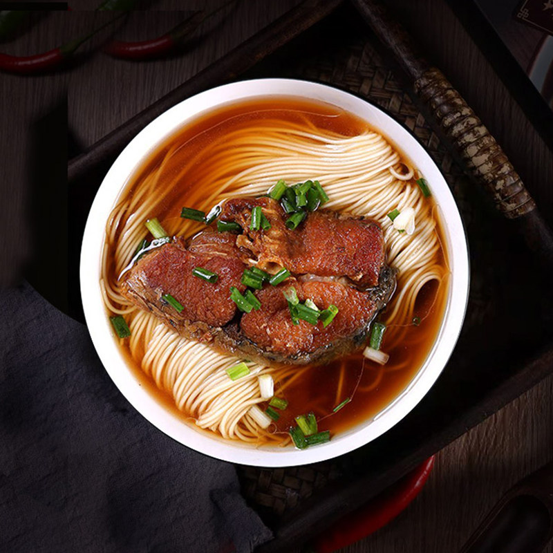 胥城奥灶面爆鱼面方便面速食煮面爆鱼大排面苏面条
