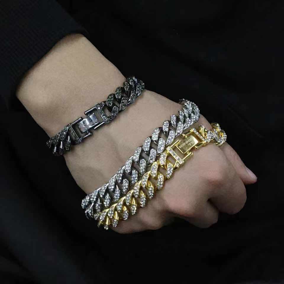 killwinner回到未来手链嘻哈古巴项链镶钻男女唱潮项链