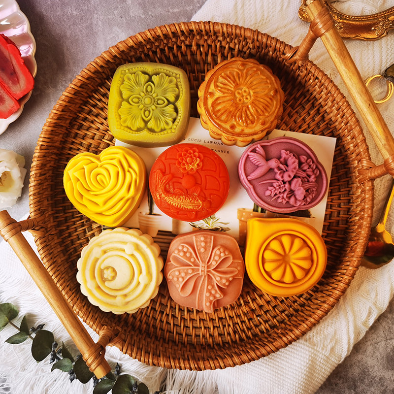 8饼8味轻奢日式月饼高档礼盒装