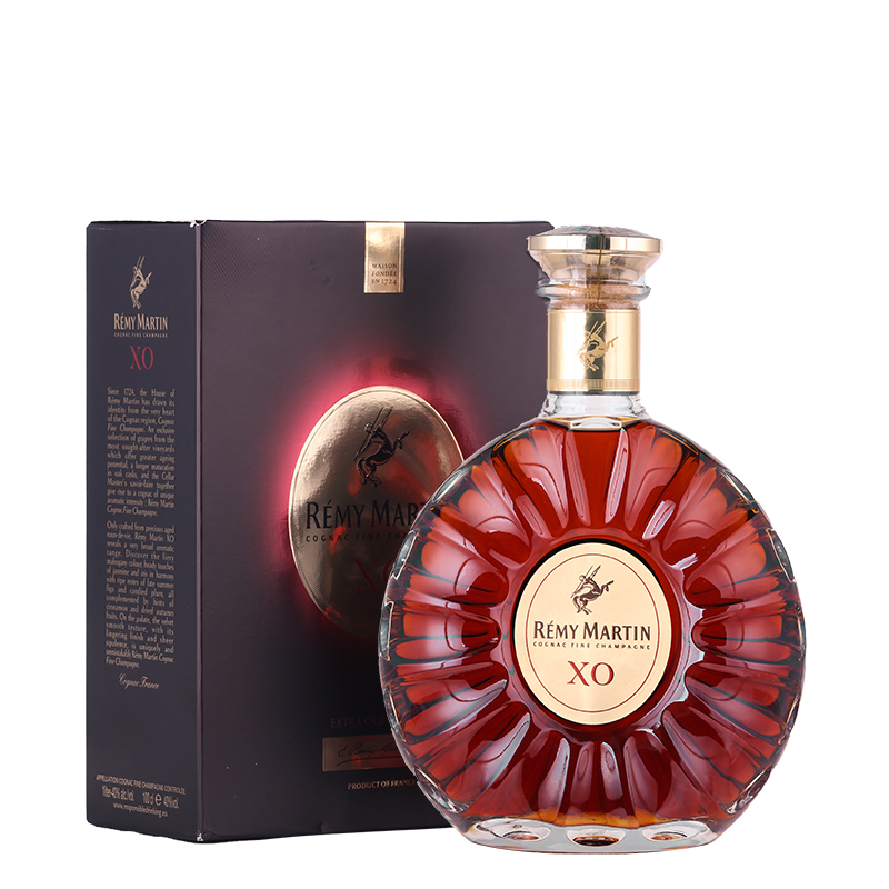 人头马xo1000ml优质香槟区干邑白兰地法国原装进口洋酒海外白兰地