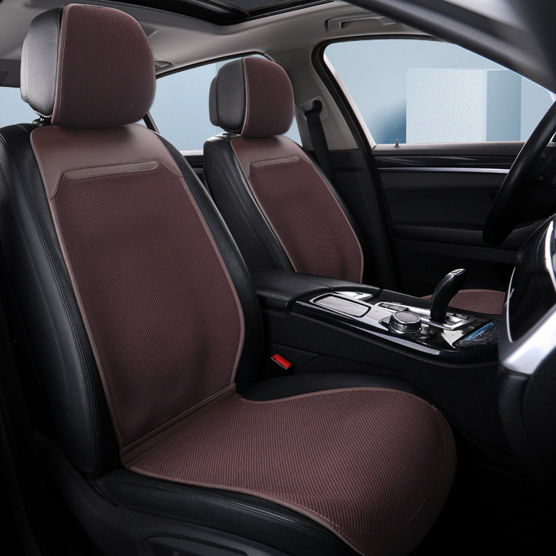 汽车夏季座椅半包车用透气坐垫超薄新款马鞍通用座套