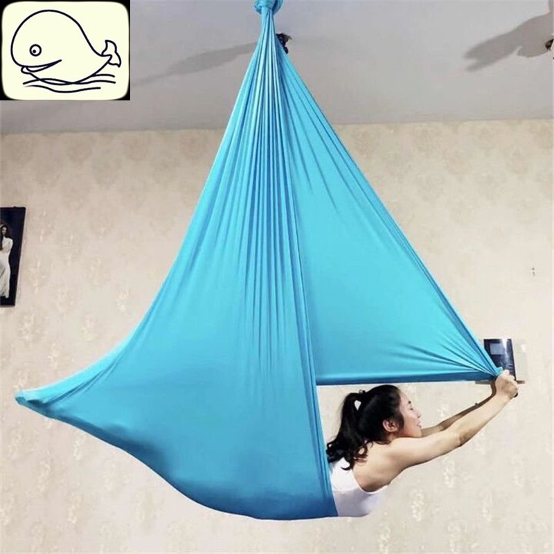 瑜伽空中吊床加厚反重力微弹力吊带用家用布空中瑜伽吊床