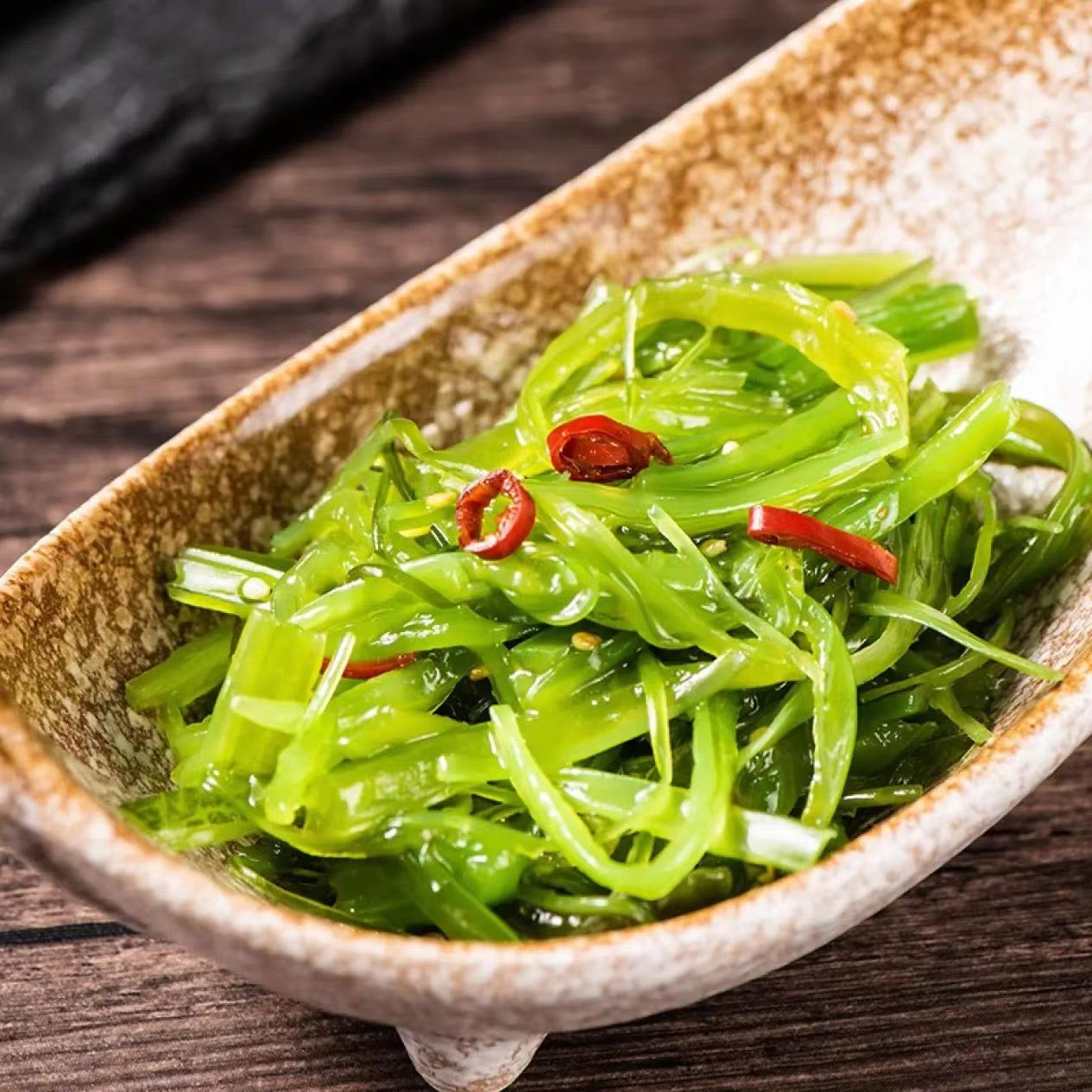 中华海草丝海藻沙拉即食裙带菜即食海草日料寿司商用酸甜海带丝