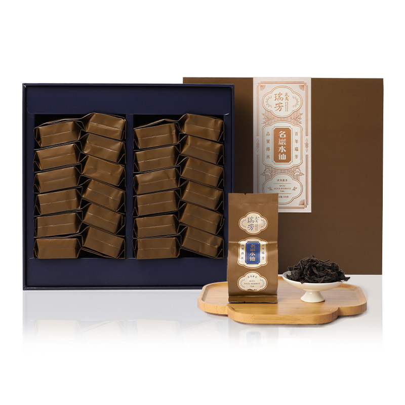 武夷瑞芳老枞水仙岩茶特级大红红袍茶叶乌龙大红袍