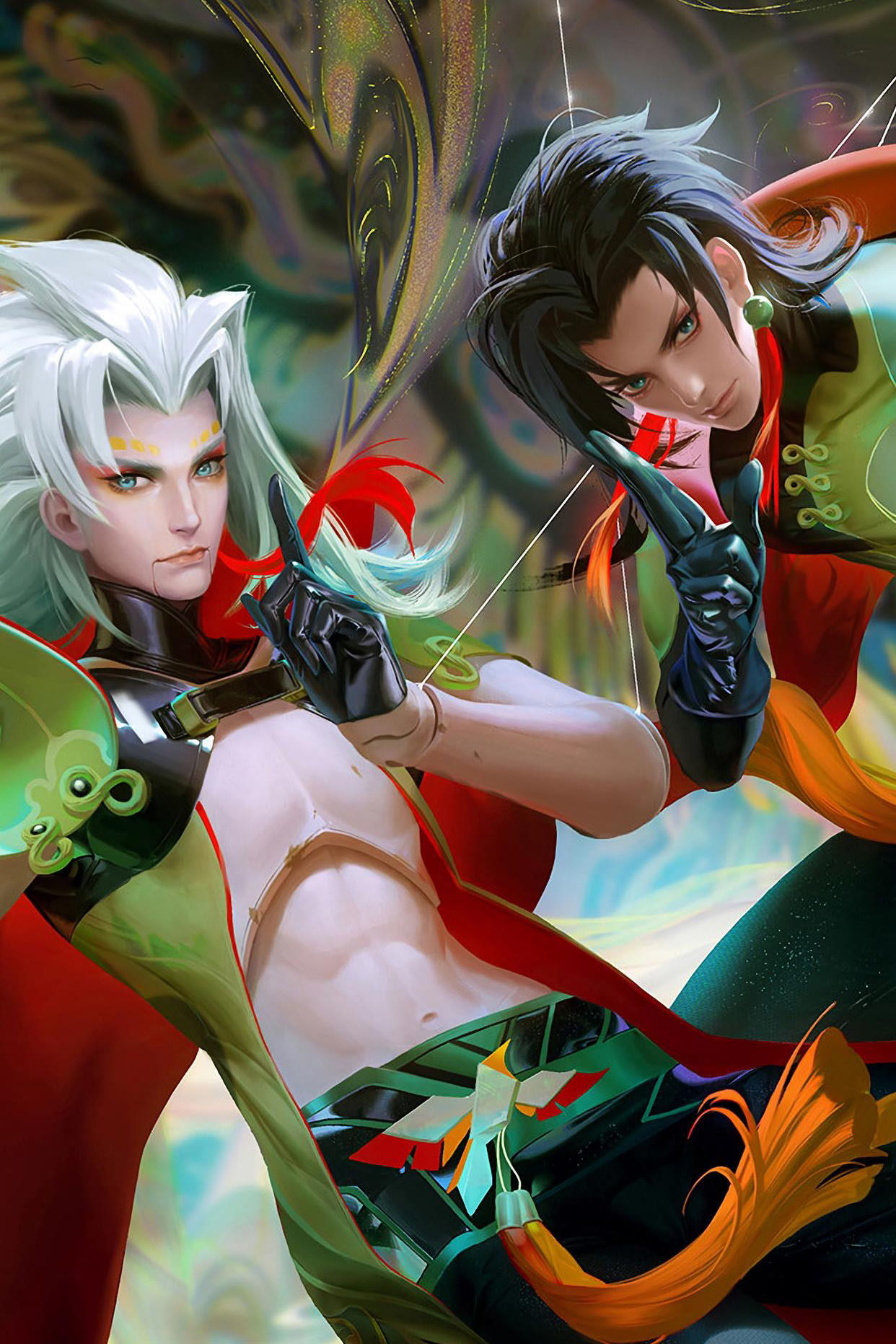 王者荣耀元歌伽罗diy数字油画手工手工制制品自己diy