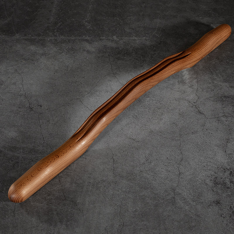 居家高温碳化榉木美背擀筋棒家家用全身干用按摩穴位棒