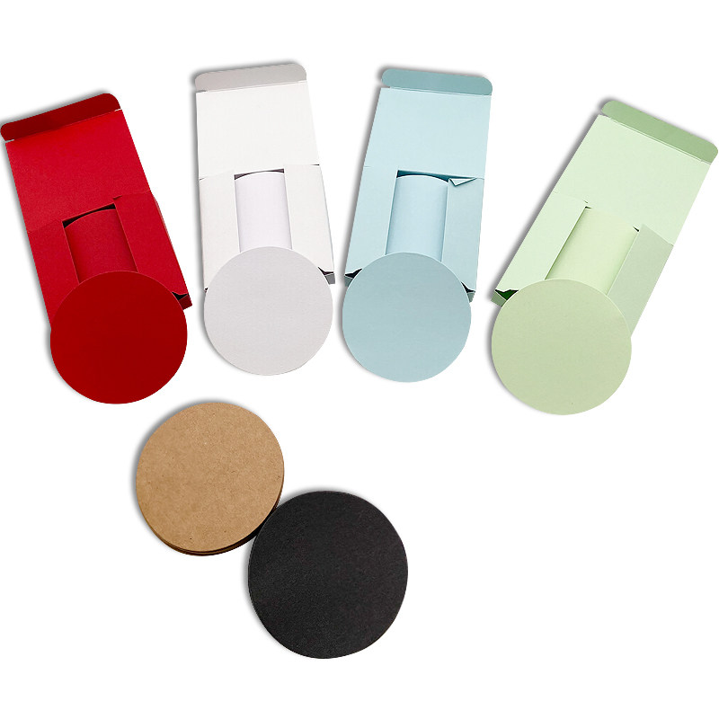 圆形彩纸灯笼片纸圆片制作手工制手工绘画230克贺卡