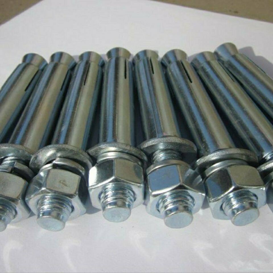 防盗螺丝膨胀拉爆m10空调m8护栏加长门窗膨胀螺丝