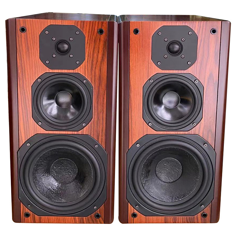 法国进口原装劲浪书架音箱8寸三分频发发烧hifi音箱