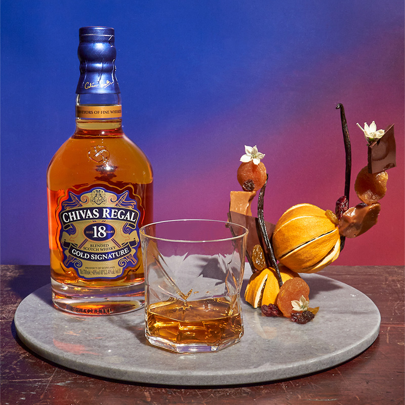中酿chivas芝华士18年苏格兰威士忌700ml英国进口鸡尾酒洋酒特调