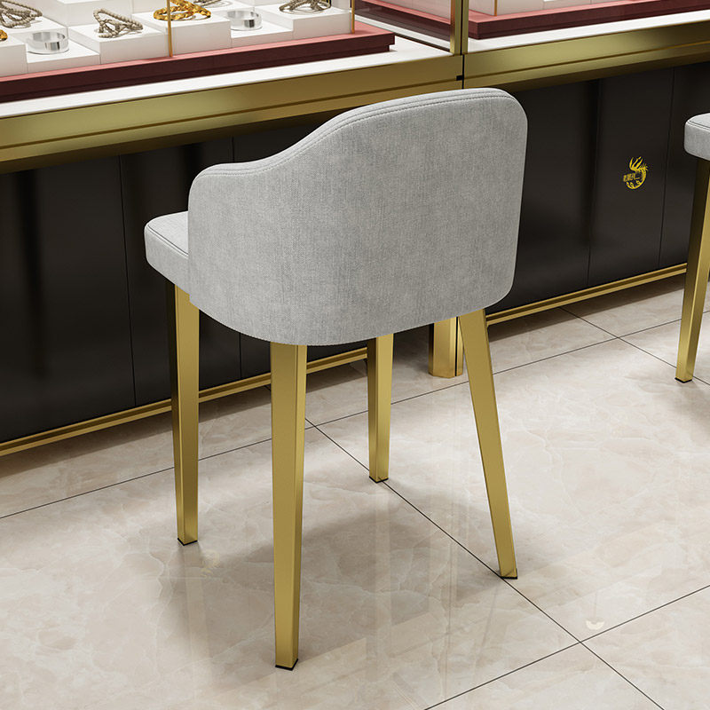 协皓现代吧台扶手靠背吧凳前台接待酒吧高脚椅子前台椅