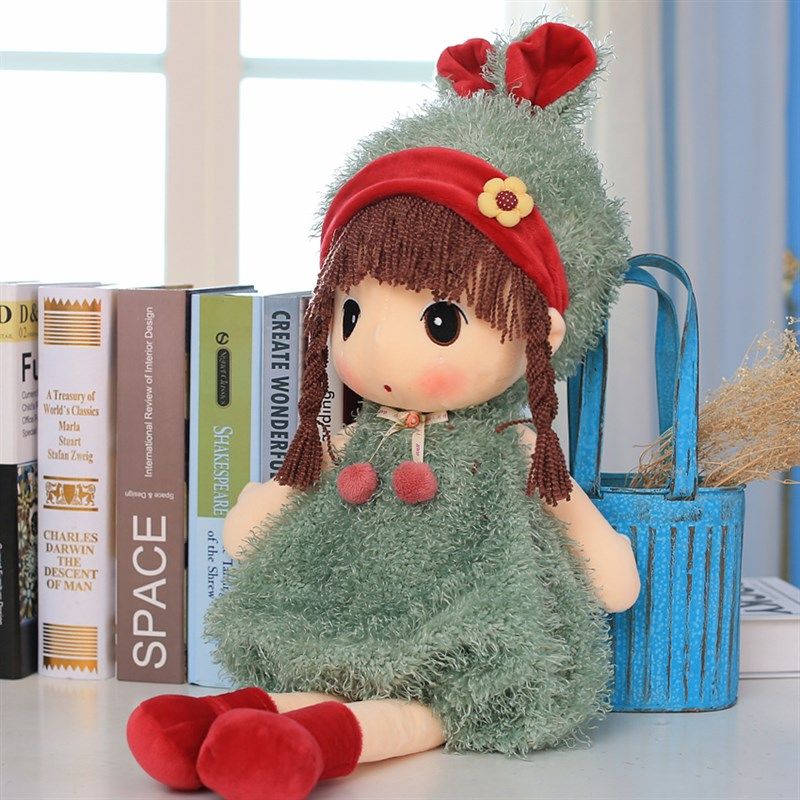 新娃娃女孩菲儿毛绒玩具公t仔睡觉抱枕大号网红布娃娃玩偶抱睡可