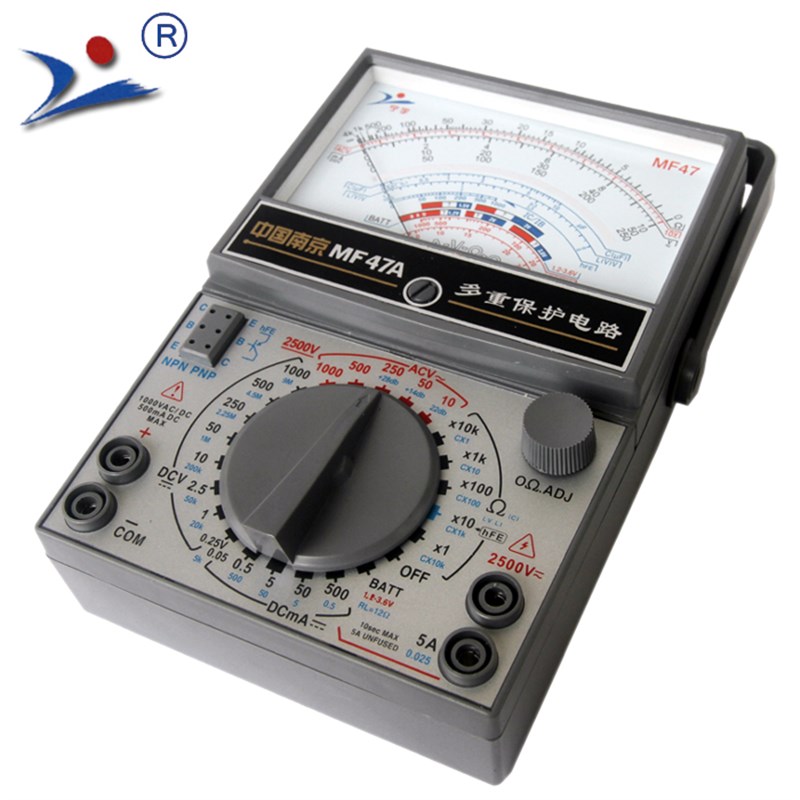 中国宁宇南京指针式万用表mf47mf47cmf47dmf47f高精度万用表